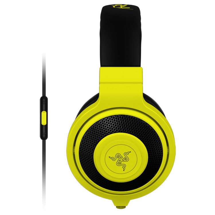 Razer Kraken Mobile Analog Music & Gaming Headset-Neon Yellow